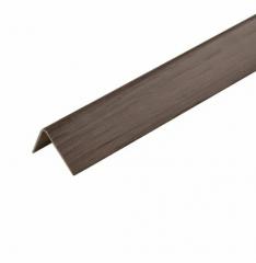 Уголок ПВХ универсальный Венге 20х20х3000 176 /18 в строительных магазинах СтройГрад