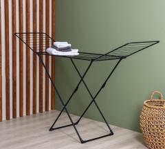 Сушилка для белья напольная складная 20м 54*95см, черная в строительных магазинах СтройГрад