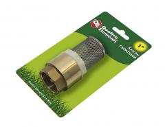 Клапан обратный QE с несъемной сеткой, внутр. резьба 1ˮ, латунь 771-800 в строительных магазинах СтройГрад