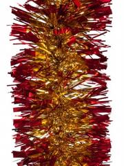 Мишура Морозко-2 95мм х 2м красный золото в строительных магазинах СтройГрад