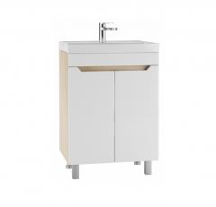 Тумба Айсберг, Мечта-60, под умывальник Енисей/Como-60, дуб сонома в строительных магазинах СтройГрад