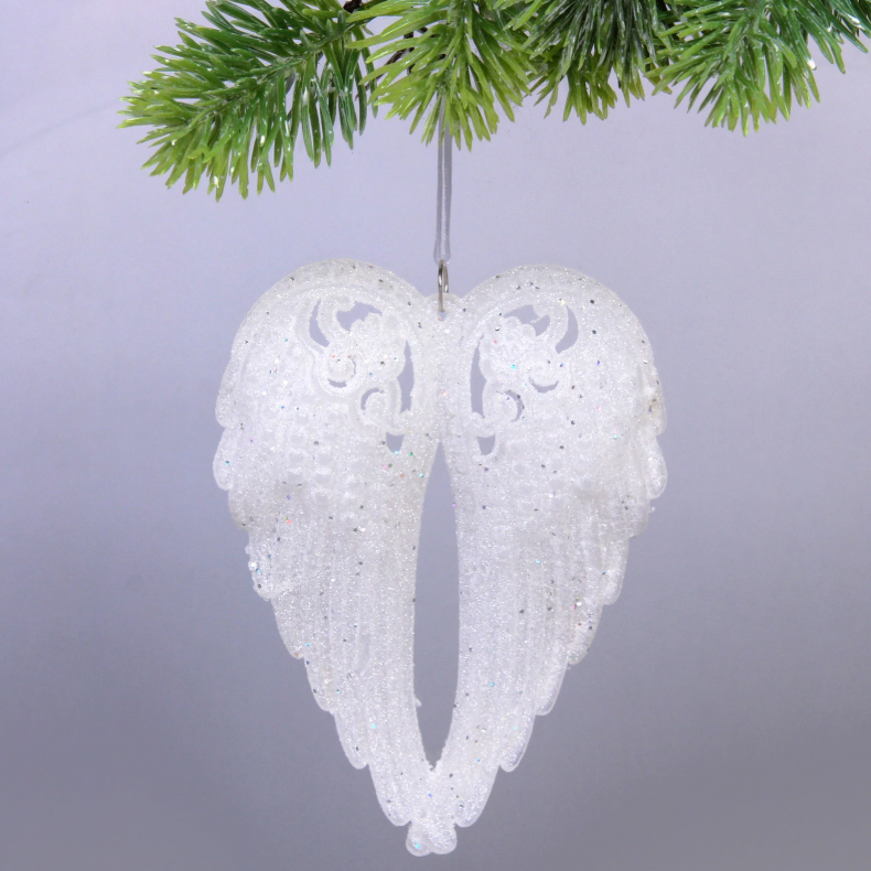 Подвеска ˮАнгельские крылышкиˮ 11*15 см, Белый в строительных магазинах СтройГрад