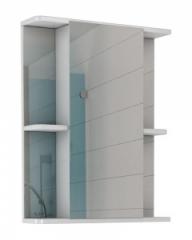 Шкаф зеркальный Айсберг, Норма 2-60, 700х615х157мм, белый, правый
