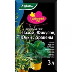 Грунт Пальмы, Фикусы, Юкки, Драцены 3л БХЗ в строительных магазинах СтройГрад