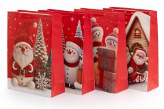 Пакет подарочный новогодний 41.5х30х12см микс арт.10123-1586 Код271354 в строительных магазинах СтройГрад