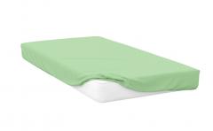 Простыня Amore Mio трикотажная, на резинке, 100% хлопок, 140х200см LTGR, цвет салатовый, 23144 в строительных магазинах СтройГрад