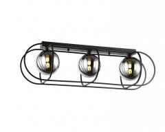 Люстра MXM-4877/3 BK+SG черный 3x40W G9 d680 h210, HAO24 в строительных магазинах СтройГрад