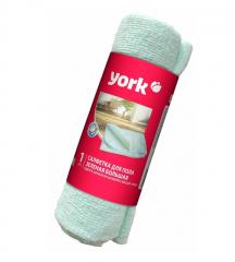 Салфетка бытовая для пола хлопок, 0.75х0.6 м, в рулоне, в ассортименте, York, Зеленая, 022270 в строительных магазинах СтройГрад