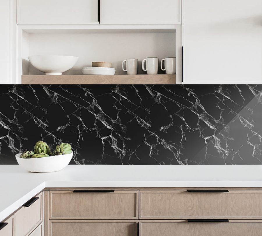 Фартук кухонный Stella Крестола Black 3000х600х0,8мм АБС в строительных магазинах СтройГрад