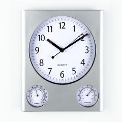 Часы настенные, серия: Классика, Верность: термометр, гигрометр, 29.5 х 25 см, d-20 см