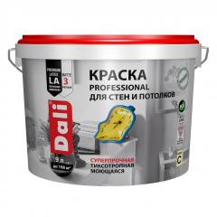 DALI Краска Professional для стен и потолков 9л База С (бесцветный) в строительных магазинах СтройГрад
