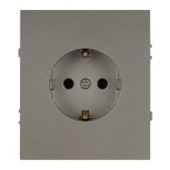 Розетка ЭРА Arktik 16-2101-07 с заземлением 2P+E Schuko 16А-250В титан в строительных магазинах СтройГрад