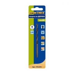 Сверло по дереву ПРАКТИКА 5 х 85 мм, W-заточка, (1шт.) блистер, серия Профи 775-570 в строительных магазинах СтройГрад