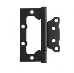 Петля универсальная без врезки ADDEN BAU 100X75X2.5 BUT BLACK (Черный матовый)/ 50 в строительных магазинах СтройГрад