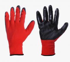 Перчатки полиэстер с нитриловым покрытием, размер 10ˮ Zolder в строительных магазинах СтройГрад