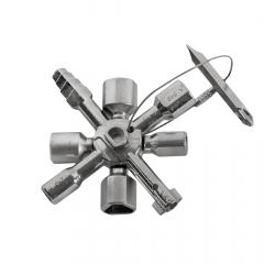 Ключ универсальный КОБАЛЬТ для электрошкафов, HCS, блистер (792-926) в строительных магазинах СтройГрад