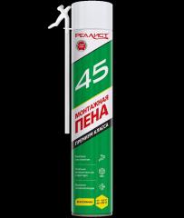 Пена монтажная бытовая REALIST Green 45л всесезонная