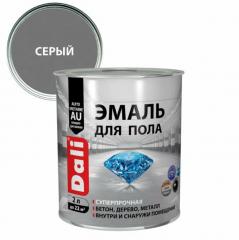 DALI Эмаль для пола алкидно-уретановая 2л RAL 7040 cерый в строительных магазинах СтройГрад