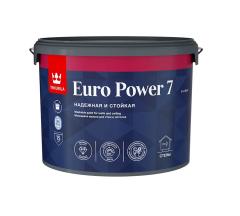 Краска интер. стойкая к мытью EURO POWER 7 C мат 9 л в строительных магазинах СтройГрад