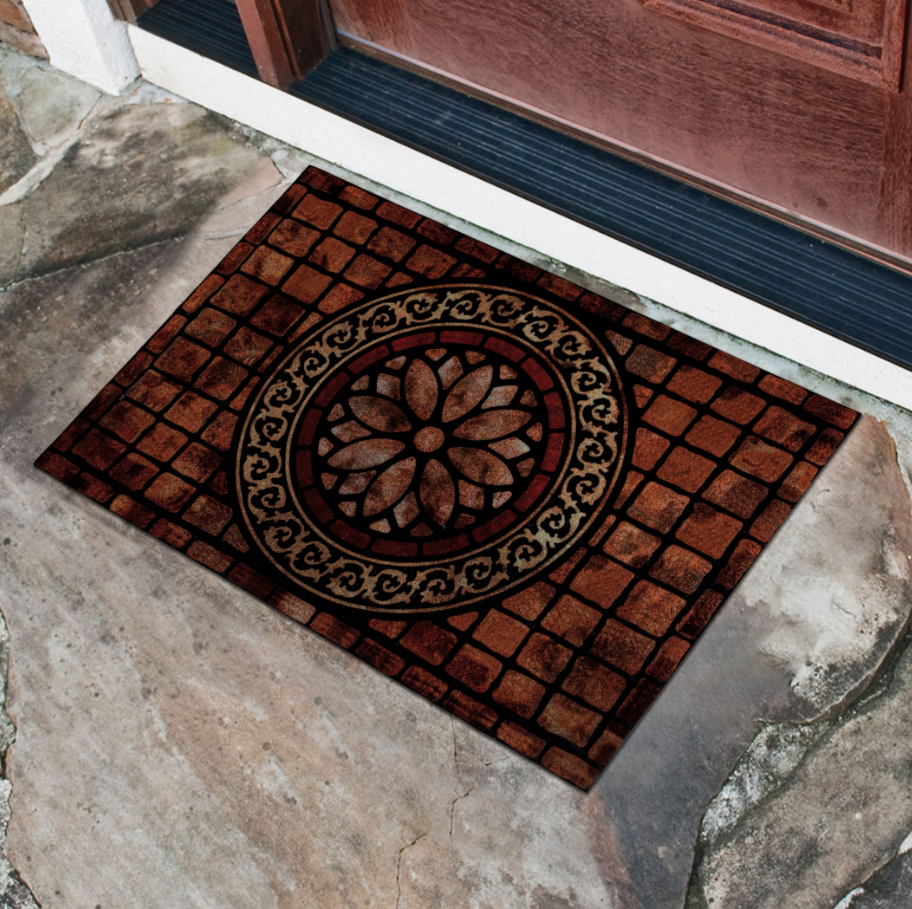 Коврик придверный флок. 58х88см Говард в строительных магазинах СтройГрад