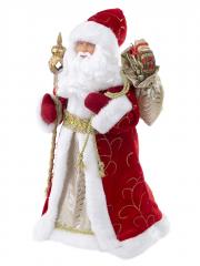 Фигурка новогодняя (Дед Мороз В красном костюме) для детей старше 3х лет, из пластика и ткани 82525