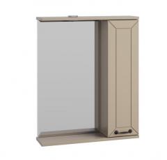 Шкаф-зеркало Кашемир-60, латте в строительных магазинах СтройГрад