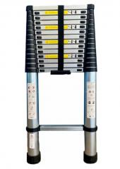 Лестница телескопическая Sevenberg QH 15 ступеней 4,4м в строительных магазинах СтройГрад