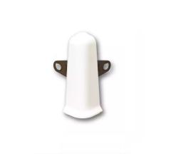 Угол наружный для плинтуса ˮДеконикаˮ 70мм с крепежом Кремово-белый (2 штуки во флоупак) в строительных магазинах СтройГрад