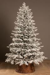 Ель искусственная Уральская заснеженная 1,8 м подставка пластик