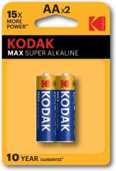 Батарейки Kodak LR6-2BL MAX SUPER Alkaline [KAA-2] (40/200/13200) в строительных магазинах СтройГрад