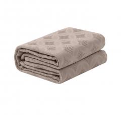 Плед VR 150/190 ЖАК23 лепесток кофе 135 в строительных магазинах СтройГрад