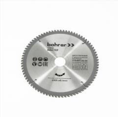 Диск пильный твердосплавный по алюминию/пластику BOHRER Мастер 210x30/20мм 80Т зубьев 38321080 в строительных магазинах СтройГрад
