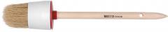 Кисть круглая, натуральная щетина, деревянная ручка 55мм /6 30-0408