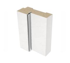 Элемент коробки дверной Eldorf, Дуб шале белый МДФ, 26х70х2070мм, с уплотнителем (шт.)