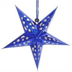 Украшение подвесное Сияние звезды 30 см, Синий
