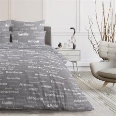 Комплект постельного белья ˮВолшебная Ночьˮ Евро поплин нав. 50/70 Amour в строительных магазинах СтройГрад