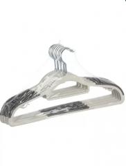 Набор вешалок для одежы, 42 см, пластик, резина, 10 шт, Марья Искусница, HNG-PL-DG10 в строительных магазинах СтройГрад