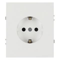 Розетка ЭРА Arktik 16-2101-08 с заземлением 2P+E Schuko 16А-250В белый матовый в строительных магазинах СтройГрад