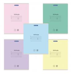 Тетрадь 24л. BRAUBERG КЛАССИКА NEW клетка, обложка картон, АССОРТИ (5 видов), 105702 в строительных магазинах СтройГрад