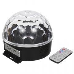 Шар ˮДискоˮ, 6 разн LED ламп, 18*18*15 см, MP3 проигрыв., 2 колонки, USB ,пульт , 220v VEGAS в строительных магазинах СтройГрад