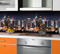 Фартук кухонный Stella Город 3000х600х0,8мм АБС в строительных магазинах СтройГрад