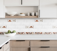 Фартук кухонный Stella Керамика Choko 3000х600х0,8 мм АБС в строительных магазинах СтройГрад