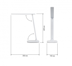 Настольный светильник ЭРА NLED-462-10W-W светодиодный белый в строительных магазинах СтройГрад