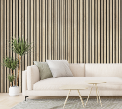 Панель Стеновая Акустическая МДФ Stella Dream Standart Дуб Сонома 2780х600х9мм в строительных магазинах СтройГрад