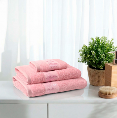 Полотенце махровое Хорошо Дома МХ45 70/140 Магнолия Чайная роза /бордюр V 31 в строительных магазинах СтройГрад