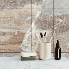 Панель SPC глянец Stella Kerama Антрацит 560*280*2,5мм (8 шт в упак) в строительных магазинах СтройГрад