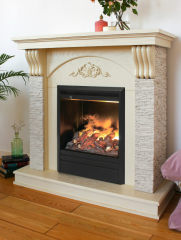 Камин электрический CORFINO RP STD/EUG WT-F612, очаг OLYMPIC 3D BL в строительных магазинах СтройГрад