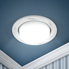 Светильник встраиваемый ЭРА KL 77 AL/WH /1 под лампу GX53 серебро/белый в строительных магазинах СтройГрад