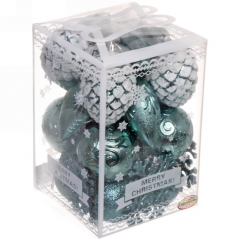 Набор украшений ˮРождествоˮ (26 предметов), изумруд в строительных магазинах СтройГрад