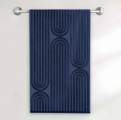 Полотенце ˮВолшебная Ночьˮ махровое 50/90 420Г/М2 Arco Цвет Темно-синий в строительных магазинах СтройГрад